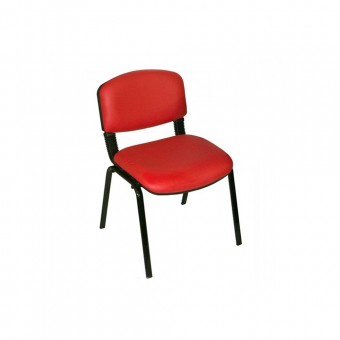 Türksit Form Sandalye Deri 2'li Kırmızı